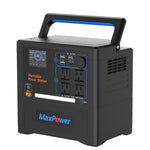 MaxPower ポータブル電源 MP1300 300W快速充電 国内企業サポート AC出力1300W 大容量 313,500mAh/1160Wh 純正弦波 PSE認証済 300Wソーラー充電　キャリケース　プレゼント